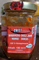 Zuckermenge drin Habanero Chili Jam - Mango - Garlic