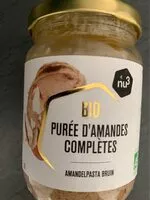 Jumlah gula yang masuk Purée d'amande complètes