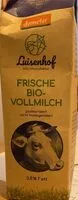Zuckermenge drin Frische Biovollmilch