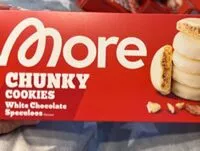 Sokerin määrä sisällä Chunky Cookies White Chocolate Speculoos