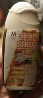 Suhkru kogus sees Zero Sirup Mango