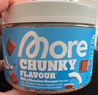 Sokerin määrä sisällä Chunky Flavour Milky Chocolate Coconut