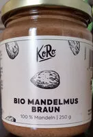 Jumlah gula yang masuk Bio Mandelmus braun