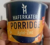 İçindeki şeker miktarı Porridge Apfel-Zimt