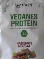 Suhkru kogus sees Vegans Protein Haselnuss Nougat