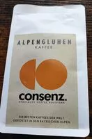चीनी की मात्रा Alpenglühen Kaffee