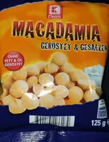 Quantité de sucre dans Macadamia Nüsse / Noix