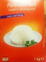 入っている砂糖の量 Spitzen Langkornreis Parboiled K-Classic