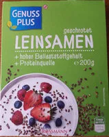 Quantité de sucre dans Leinsamen geschrotet