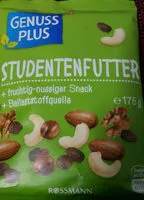 Quantité de sucre dans Studentenfutter