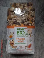 Jumlah gula yang masuk Früchte Müsli