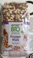 入っている砂糖の量 Knusper Müsli