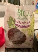 Amount of sugar in Bio Sultaninen