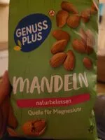 Quantité de sucre dans Mandeln