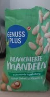 Quantité de sucre dans Blanchierte Mandeln