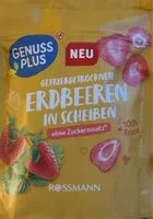 Jumlah gula yang masuk Gefriergetrocknete Erdbeeren in Scheiben
