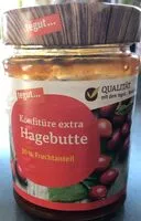入っている砂糖の量 Konfitüre extra Hagebutte