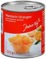 Suhkru kogus sees mandarinen