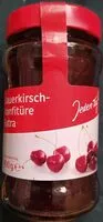 入っている砂糖の量 Marmelade Sauerkirsch