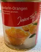 Zuckermenge drin Mandarinen-Orangen