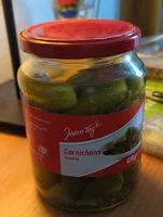 Suhkru kogus sees Cornichons