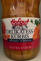 Suhkru kogus sees Delikatess-Kürbis
