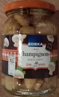 Suhkru kogus sees Champignons Ganze Köpfe