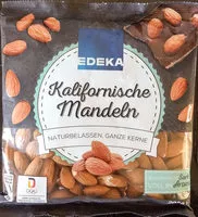 Suhkru kogus sees Mandeln kalifornische