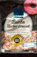 Zuckermenge drin Zuckerstreusel