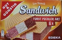 चीनी की मात्रा Ice Snack Sandwich