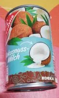 चीनी की मात्रा Kokosnussmilch