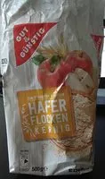Sokerin määrä sisällä Haferflocken Kernig