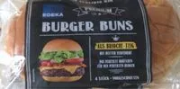 Sokerin määrä sisällä brioche Hamburgerbrötchen