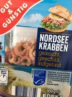 चीनी की मात्रा Nordseekrabben