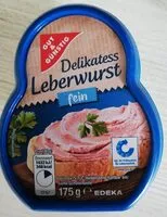 Amount of sugar in Delikatess Leberwurst, fein