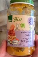 Sokerin määrä sisällä Dinkel Spaghetti Bolognese