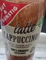 Amount of sugar in Latte Cappuccino