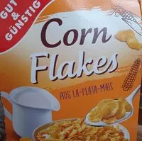 Suhkru kogus sees Corn Flakes