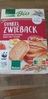 Zuckermenge drin Dinkelzwieback