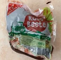 Zuckermenge drin Rote Beete