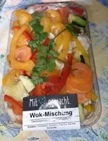 Zuckermenge drin Wok-Mischung