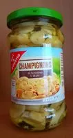Suhkru kogus sees Champignons 1. Wahl in Scheiben