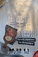 Zuckermenge drin Beef Edition Bacon