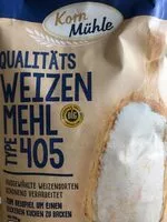 入っている砂糖の量 Weizenmehl 405
