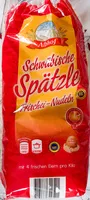 İçindeki şeker miktarı Schwäbische Spätzle