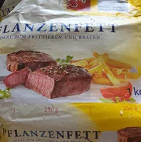 Jumlah gula yang masuk Pflanzenfett