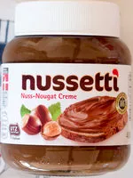 Zucker und Nährstoffe drin Nussetti