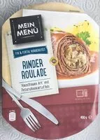 Cantidad de azúcar en Rinder roulade