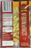 İçindeki şeker miktarı Schupfnudeln