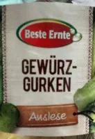Количество сахара в Gewürzgurken